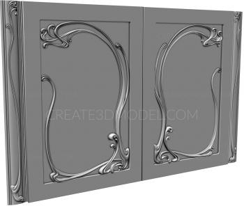 Set of panels (KPN_0027) 3D model for CNC machine